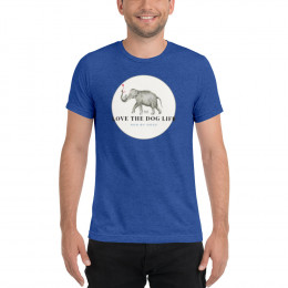 T-Shirt - Adult Love the Dog Life Elephant